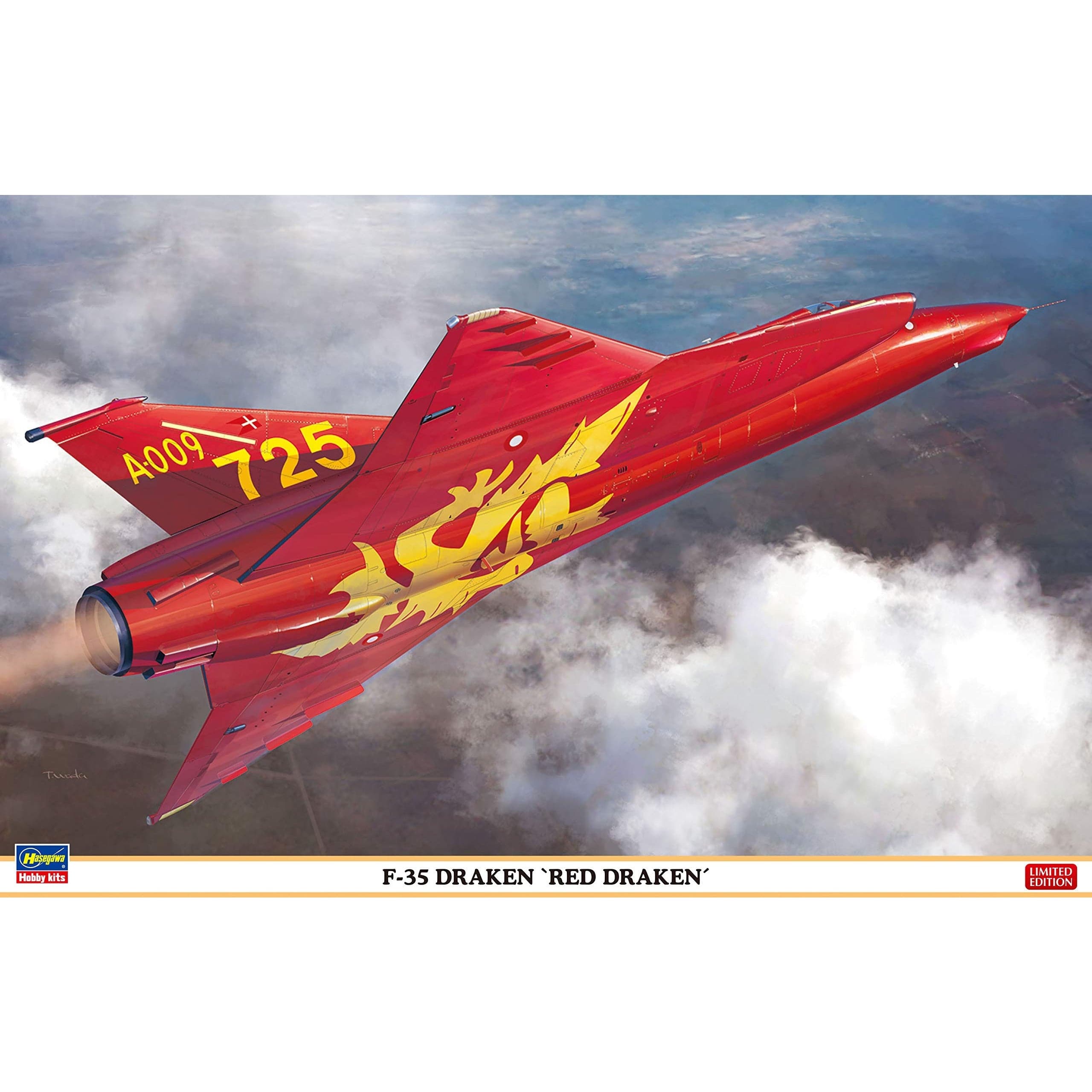 HASEGAWA 1/48 F-35 Draken "Red Draken"