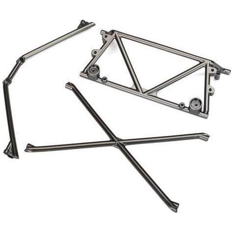 TRAXXAS Tube Chassis, Centre Section/Cage Top/Rear Cage Sup