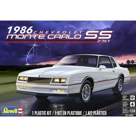 REVELL 1/24 1986 Chevrolet Monte Carlo SS 2N1 Model Kit