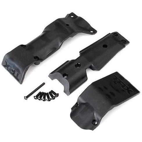 TRAXXAS Skid Plate Set (F)/ Skid Plate, (R) (8637)