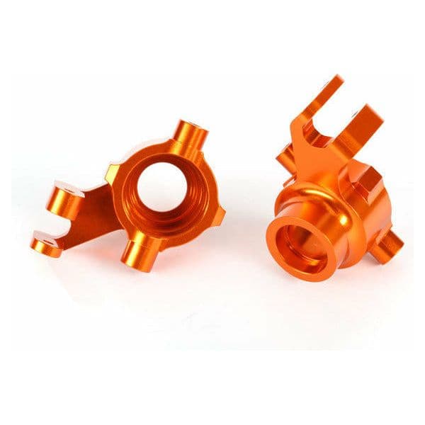 TRAXXAS Aluminum Steering Blocks (Orange) (8937A)