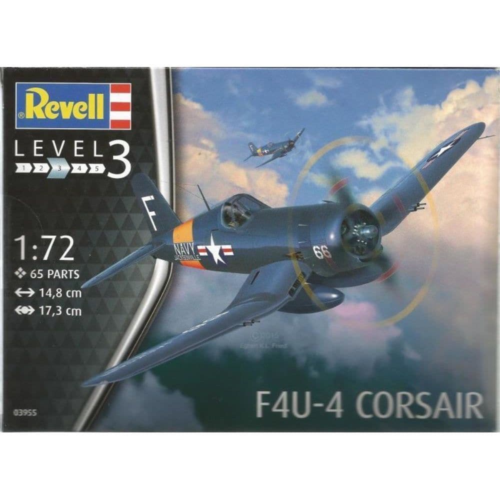 Revell F4U-4 CORSAIR 1:72 - Hearns Hobbies Melbourne - REVELL KITS