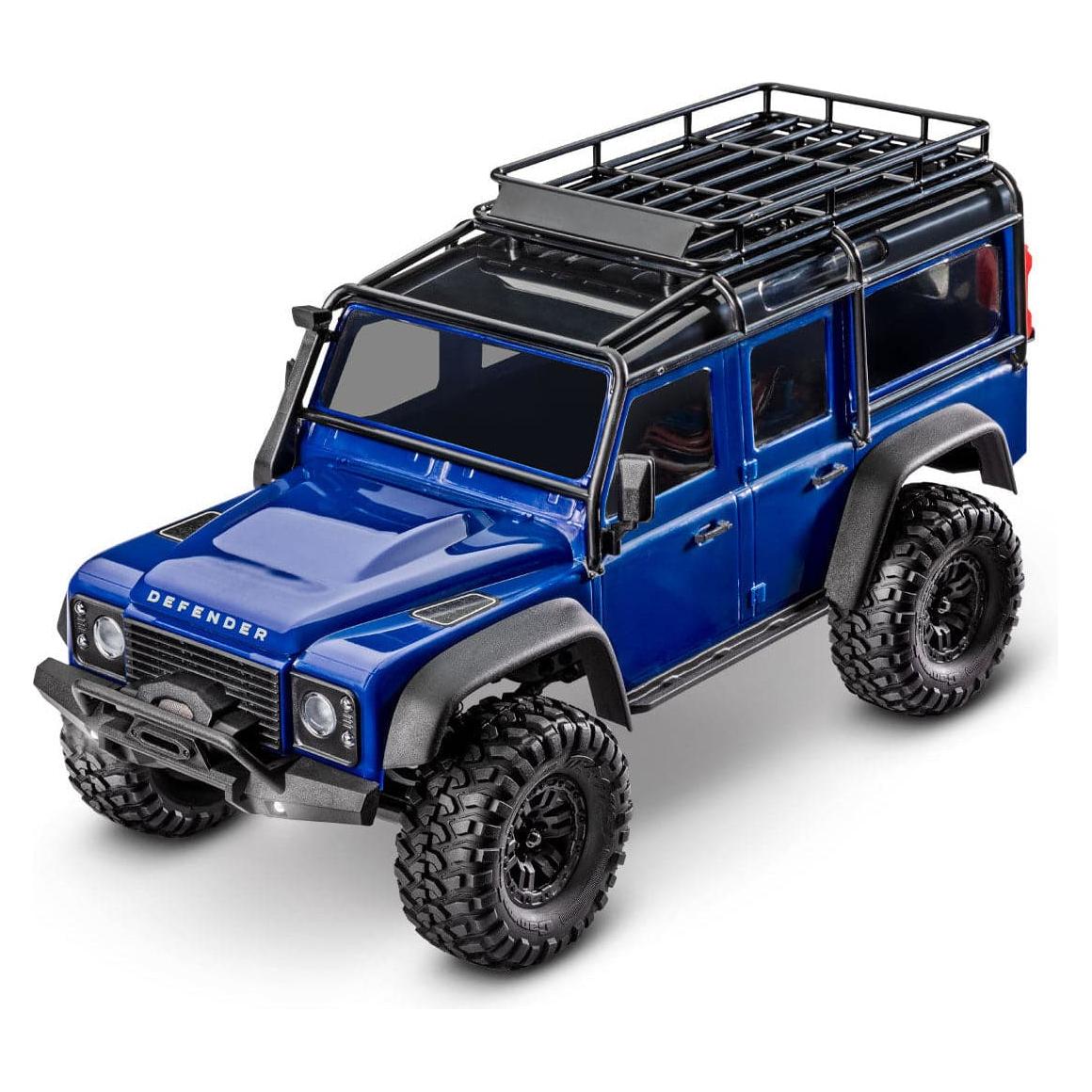 TRAXXAS 1/18 TRX-4M Land Rover Defender Scale and Trail Crawler Blue