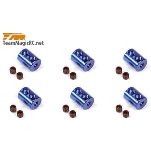 TEAM MAGIC Dual Aluminium Stopper Blue (6)