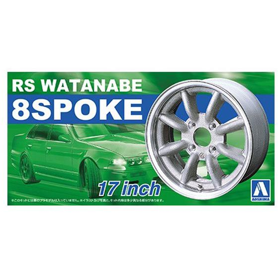 AOSHIMA RS WATANABE 8SPOKE 17inch Wheel Set