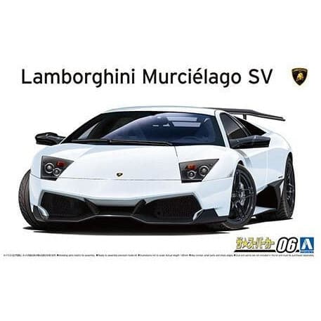 AOSHIMA 1/24 '09 Lamborghini Murcielago LP670-4 SV