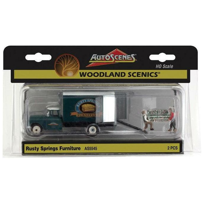 WOODLAND SCENICS HO Scale Rusty Springs Furniture