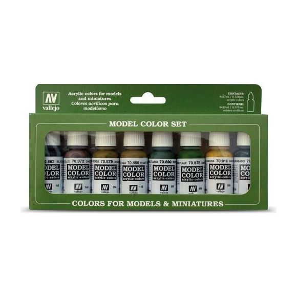 VALLEJO Model Colour Panzer Colours 8 Colours Set