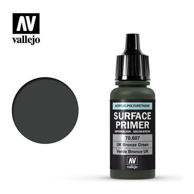 VALLEJO Surface Primer UK Bronze Green 17ml