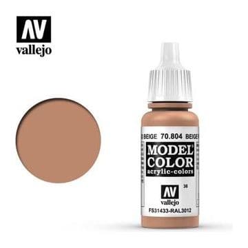 VALLEJO Model Colour Beige Red 17ml