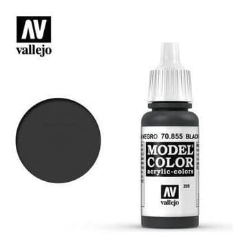 VALLEJO Model Colour Black Glaze 17ml