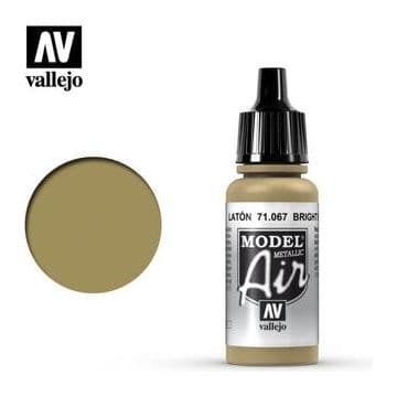 VALLEJO Model Air Bright Brass 17ml