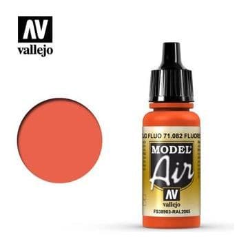 VALLEJO Model Air Fluorescent Red 17ml