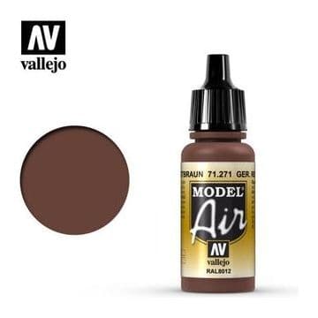 VALLEJO Model Air German Red Brown 17ml