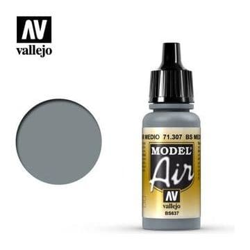 VALLEJO Model Air BS Medium Sea Grey 17ml