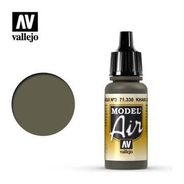 VALLEJO Model Air Khaki Green No. 3 17ml