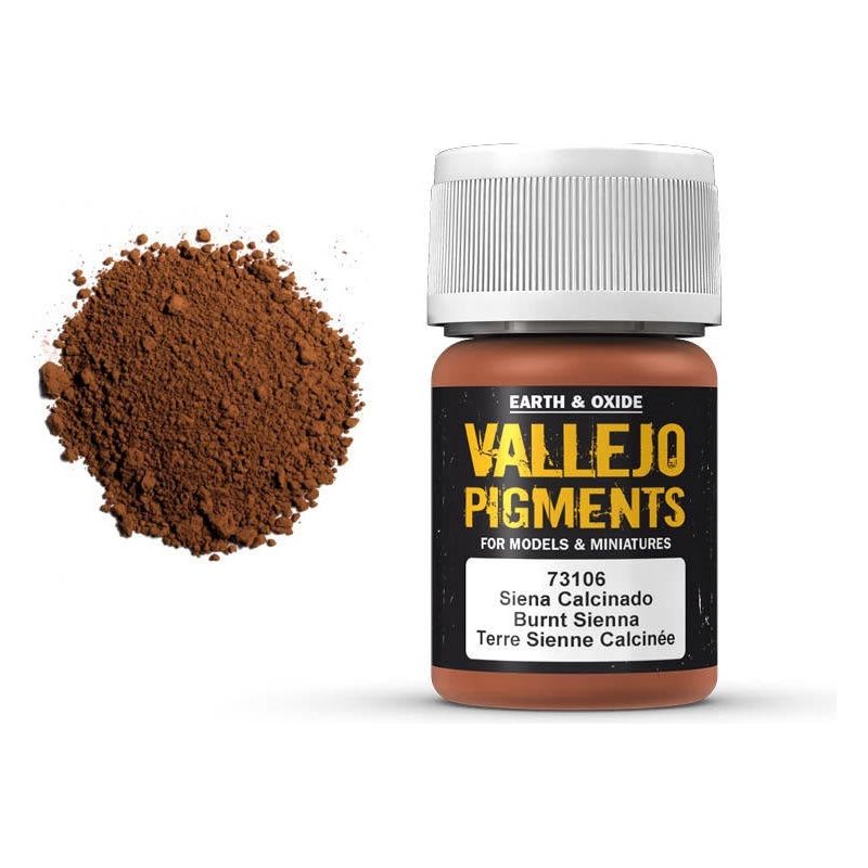 VALLEJO Pigments Burnt Sienna 30ml