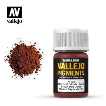 VALLEJO Pigment Brown Iron Oxide 30ml