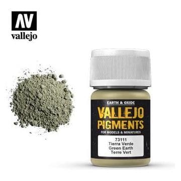 VALLEJO Pigment Green Earth 30ml