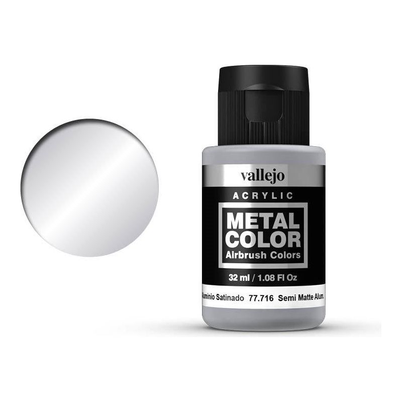 VALLEJO Metal Color Semi Matte Aluminium 32ml