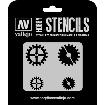 VALLEJO ST-SF001 1/35 Gear Markings Stencil