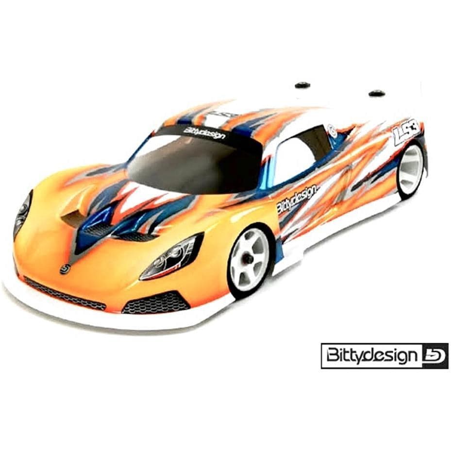 BITTYDESIGN GT12 LS3 Clear Body Shell for 1/12th Supastox Class