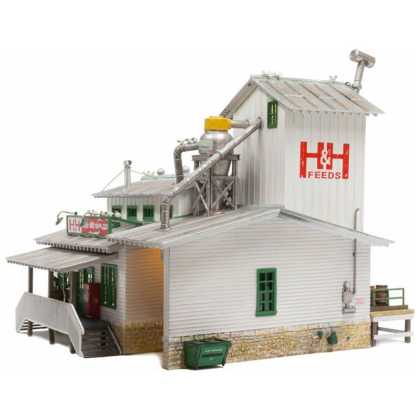 WOODLAND SCENICS HO H & H Feed Mill