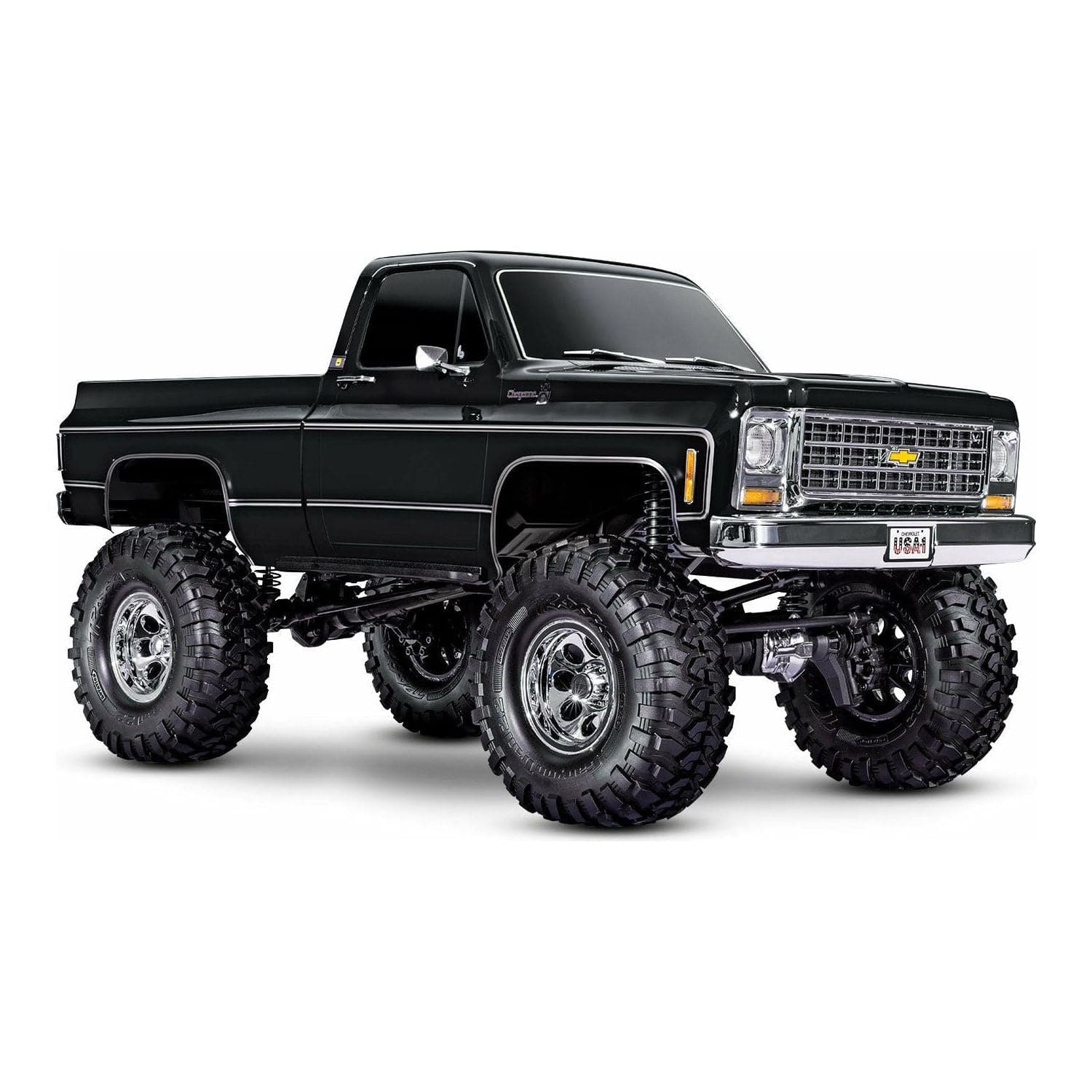 TRAXXAS 1/10 1979 Chevrolet TRX-4 Scale and Trail Crawler Black