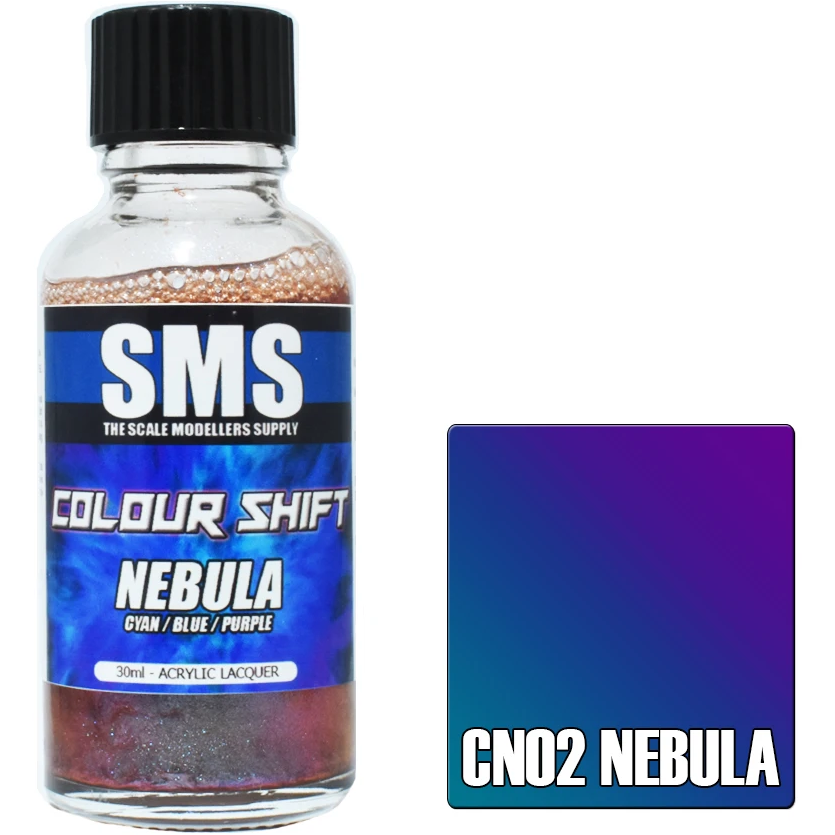 SMS Colour Shift Nebula (Cyan/Blue/Purple) 30ml