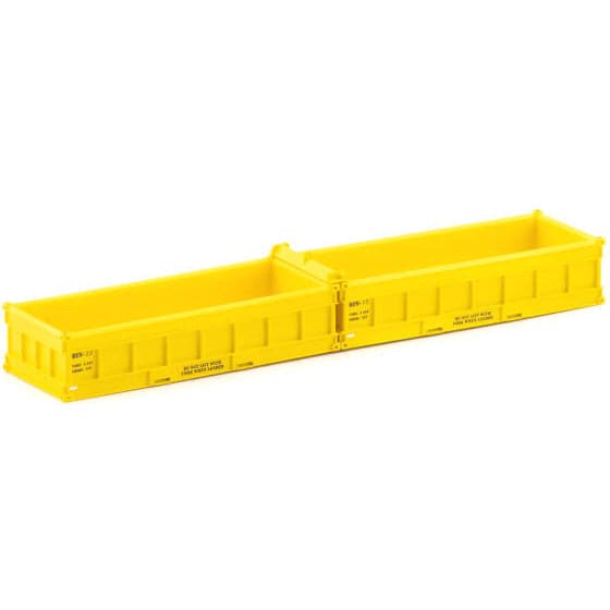 AUSCISION HO 20' Spoil Bin, Yellow - Twin Pack