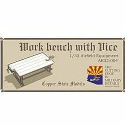 COPPER STATE MODELS 1/32 Work bench with vice (CSM-AE32-004