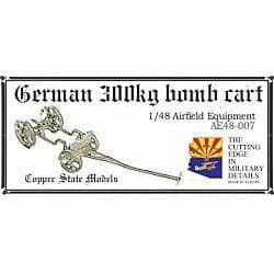 COPPER STATE MODELS 1/48 German 300kg bomb cart (CSM-AE48-0