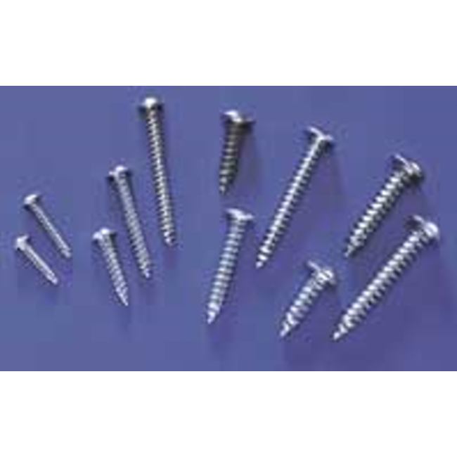 DUBRO 526 2 x 1/2 Button Head Sheet Metal Screws (8 per Pack)