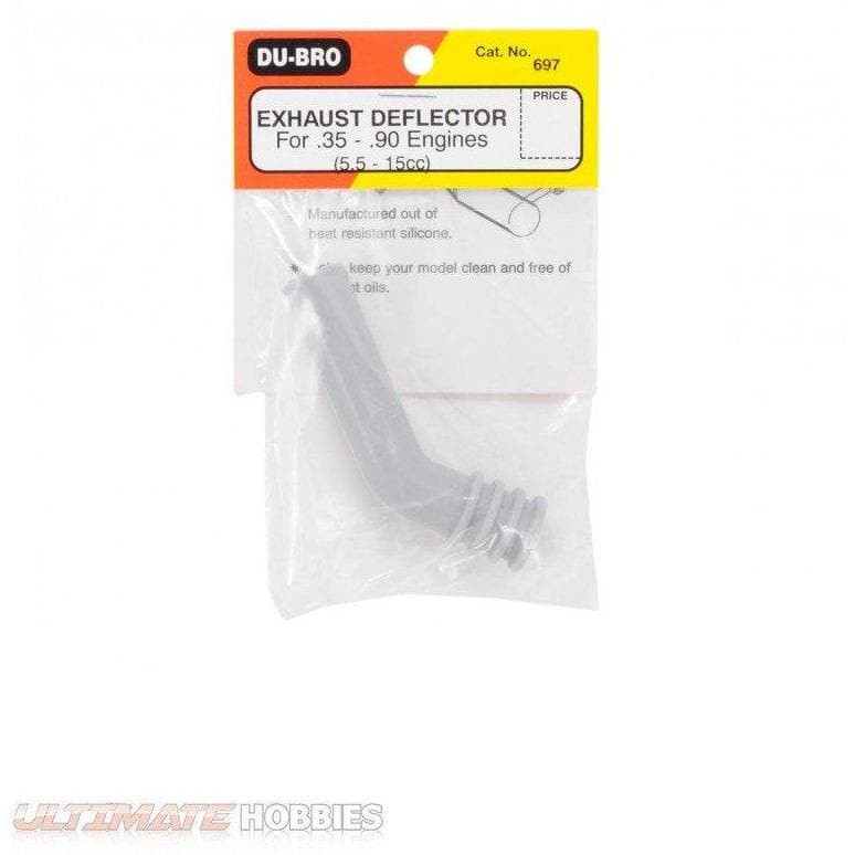 DUBRO 697 Exhaust Deflector .35 - .90 Eng (1)