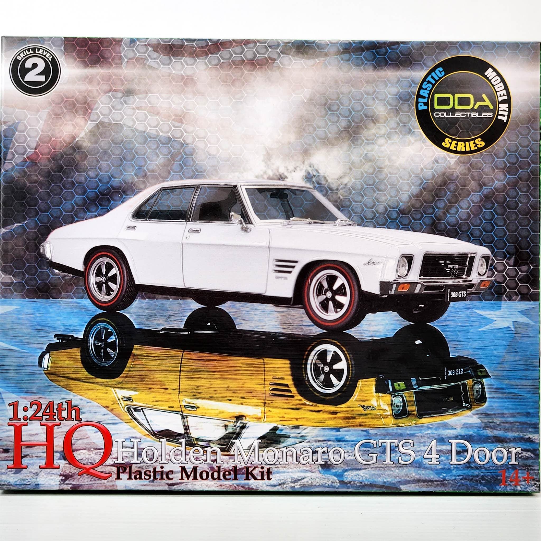 DDA COLLECTIBLES 1/24 Plastic Kit HQ Holden GTS Monaro 4 Door