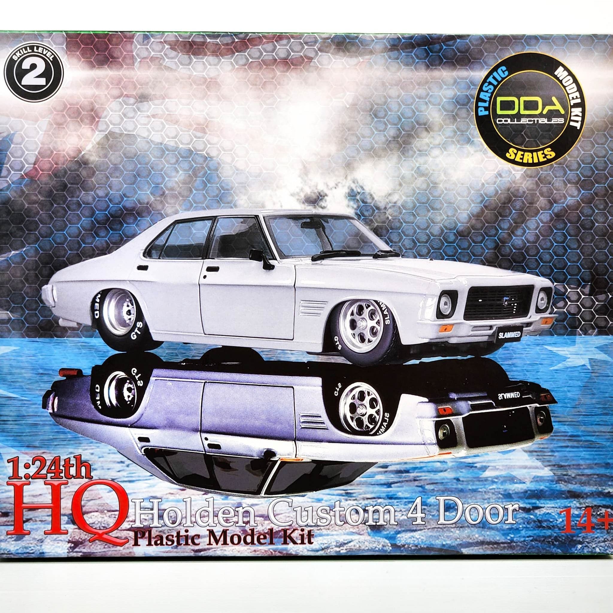 DDA COLLECTIBLES 1/24 Plastic Kit HQ Holden Slammed 4 Door