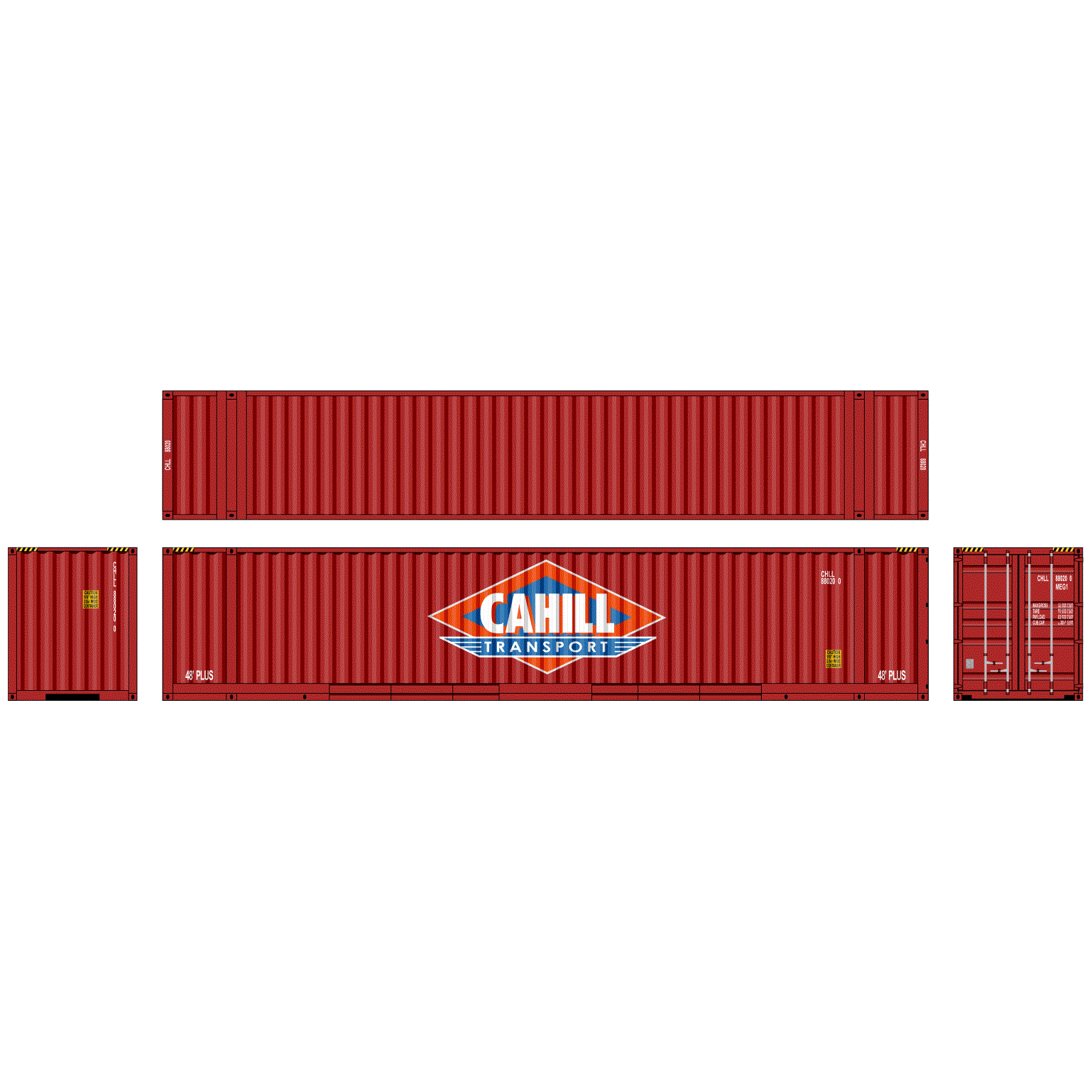 SOUTHERN RAIL 48' Container - 2 Pack Cahill Transport