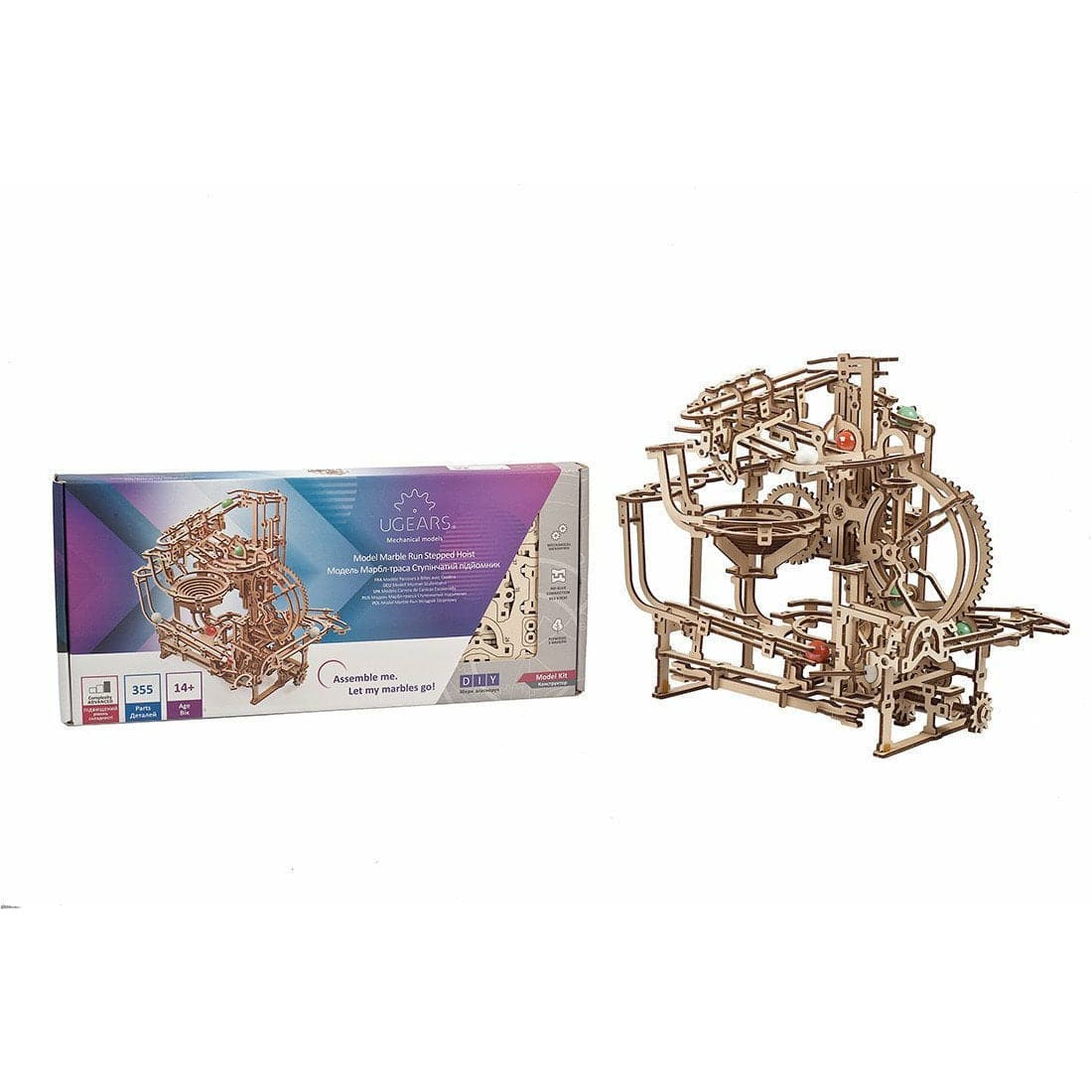 UGEARS Marble Run Stepped Hoist