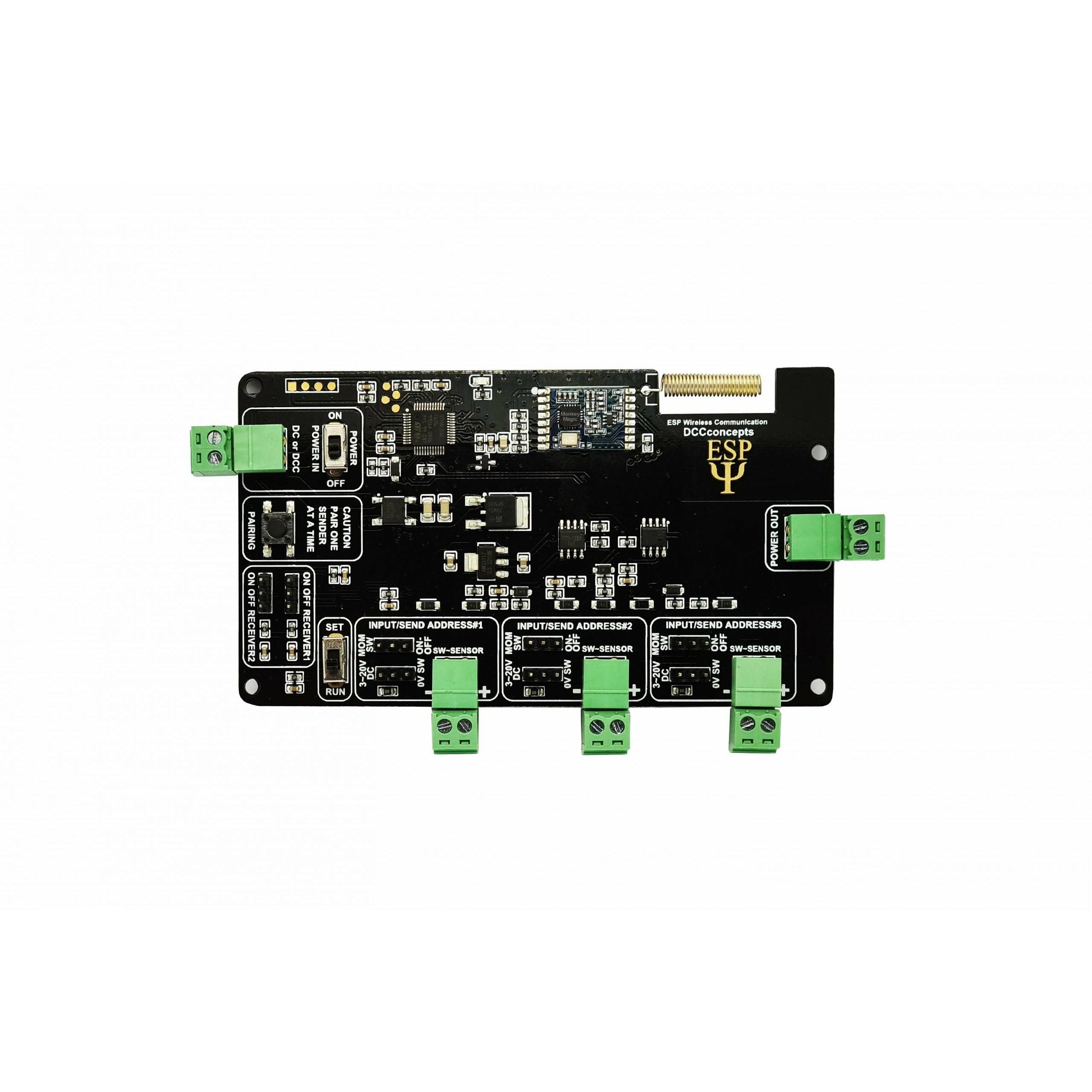 DCC CONCEPTS ESP 4x 3-Output DCC Transmitter