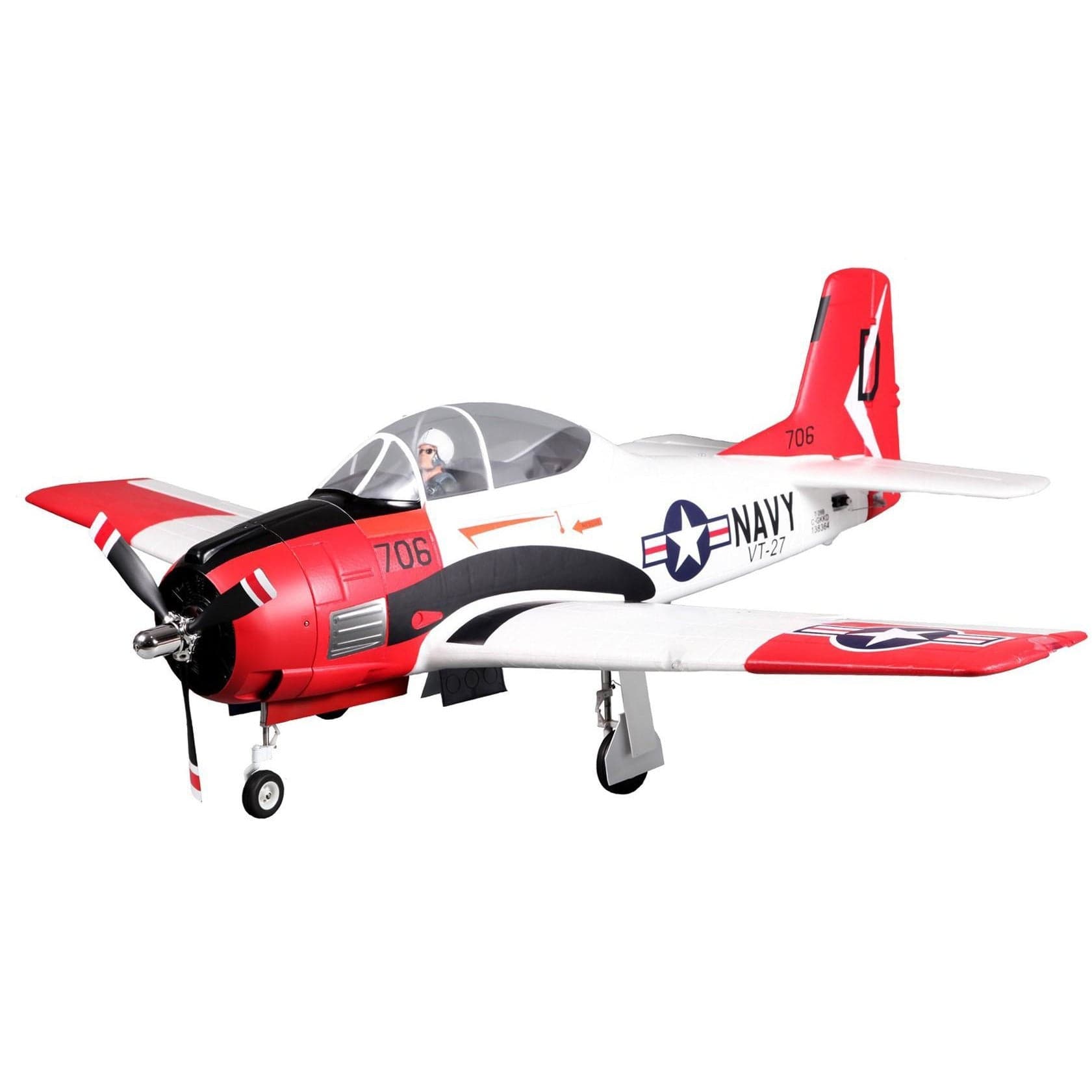 FMS T-28 Trojan 1400mm Red PNP