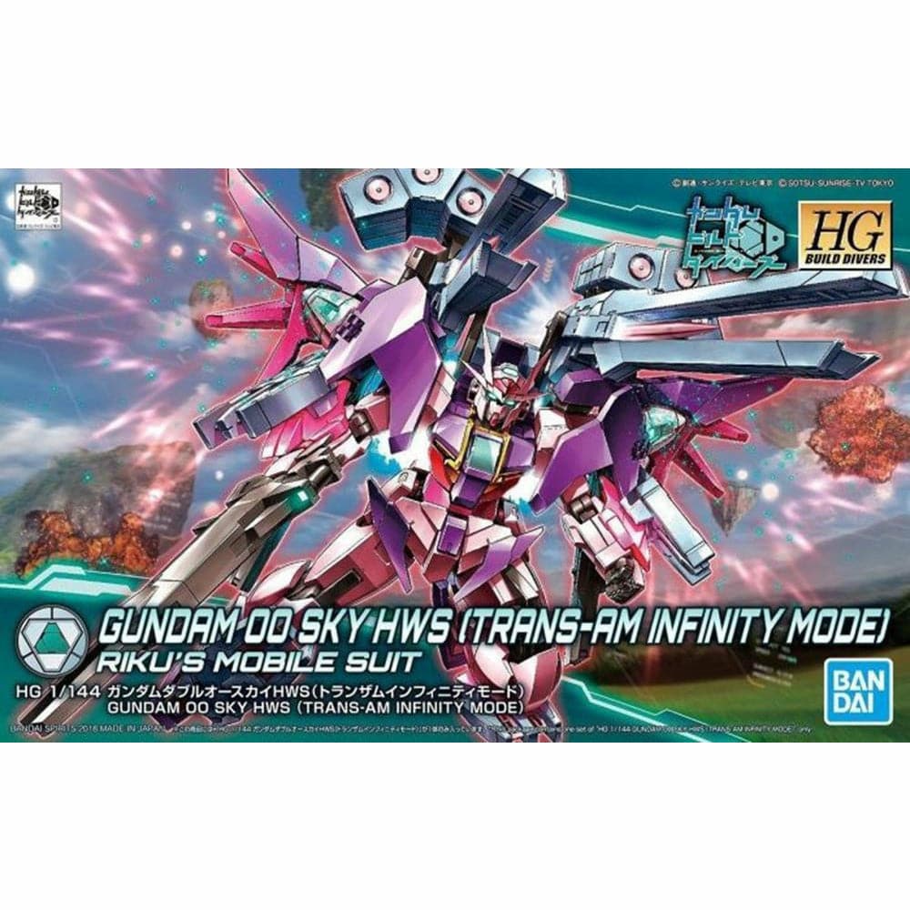 BANDAI 1/144 HGBD Gundam 00 Sky HWS (Trans-Am Infinity Mode