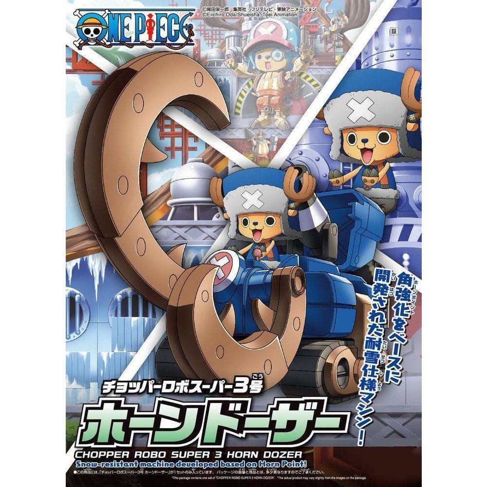 BANDAI One Piece Chopper Robo Super 3 Horn Dozer