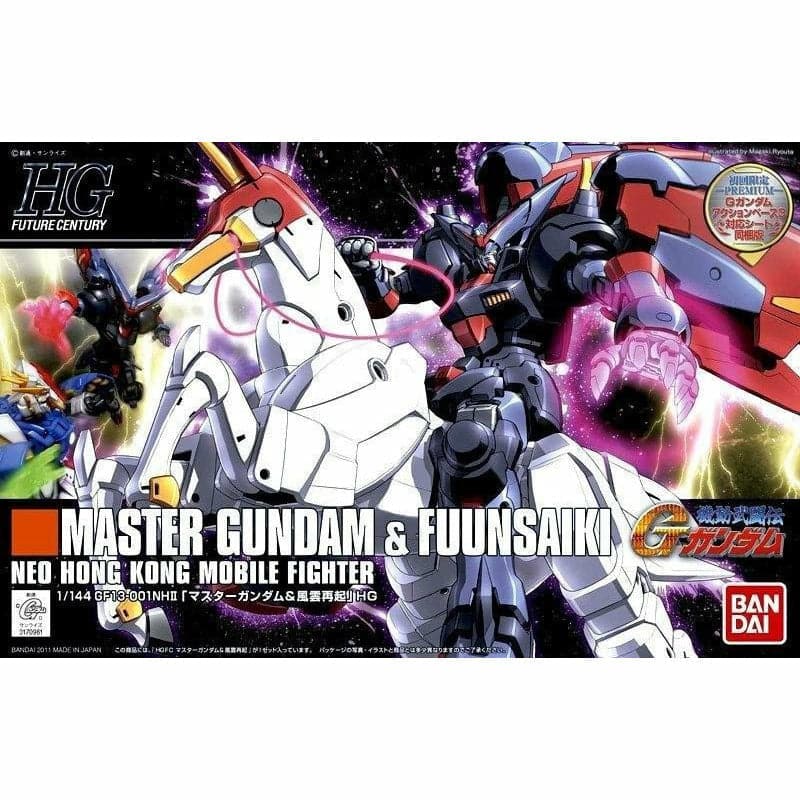 BANDAI 1/144 HGFC Master Gundam & Fuunsaiki