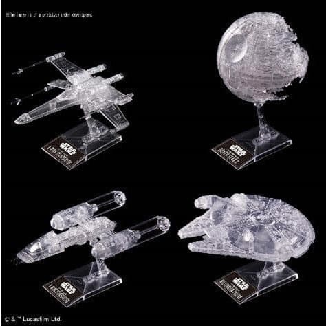 BANDAI Star Wars Clear Vehicle Set