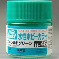 MR HOBBY Aqueous Gloss Emerald Green - H046