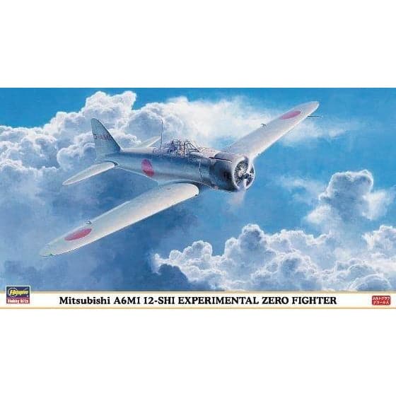 HASEGAWA 1/48 Mitsubishi A6M1 12-SHI Experimental Zero Figh