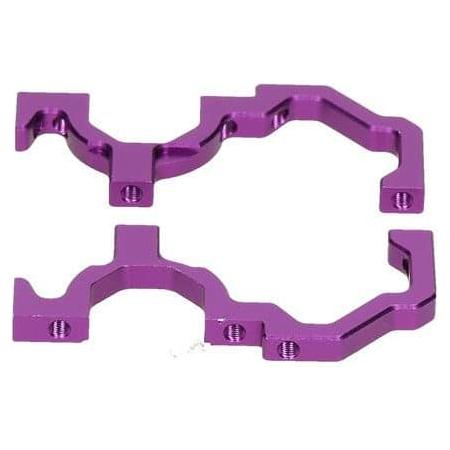 (Clearance Item) HB RACING Front Bulkhead Set (Purple)