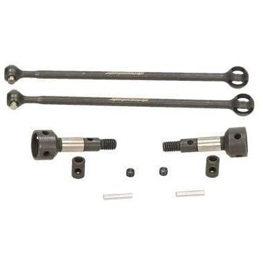 (Clearance Item) HB RACING Steel Universal Drive Shaft Set 6x76mm (2Pcs)