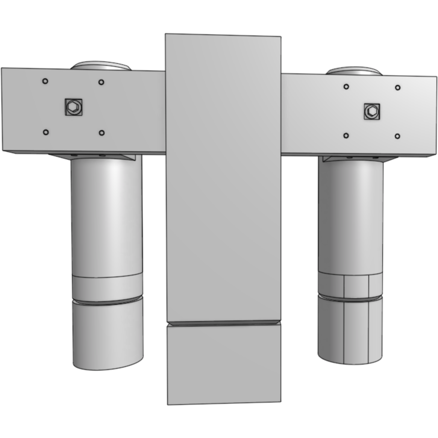 HWS Victorian Rail Buffer Stop with Upright N Scale (2)