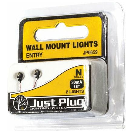 WOODLAND SCENICS N Entry Wall Mount Lights